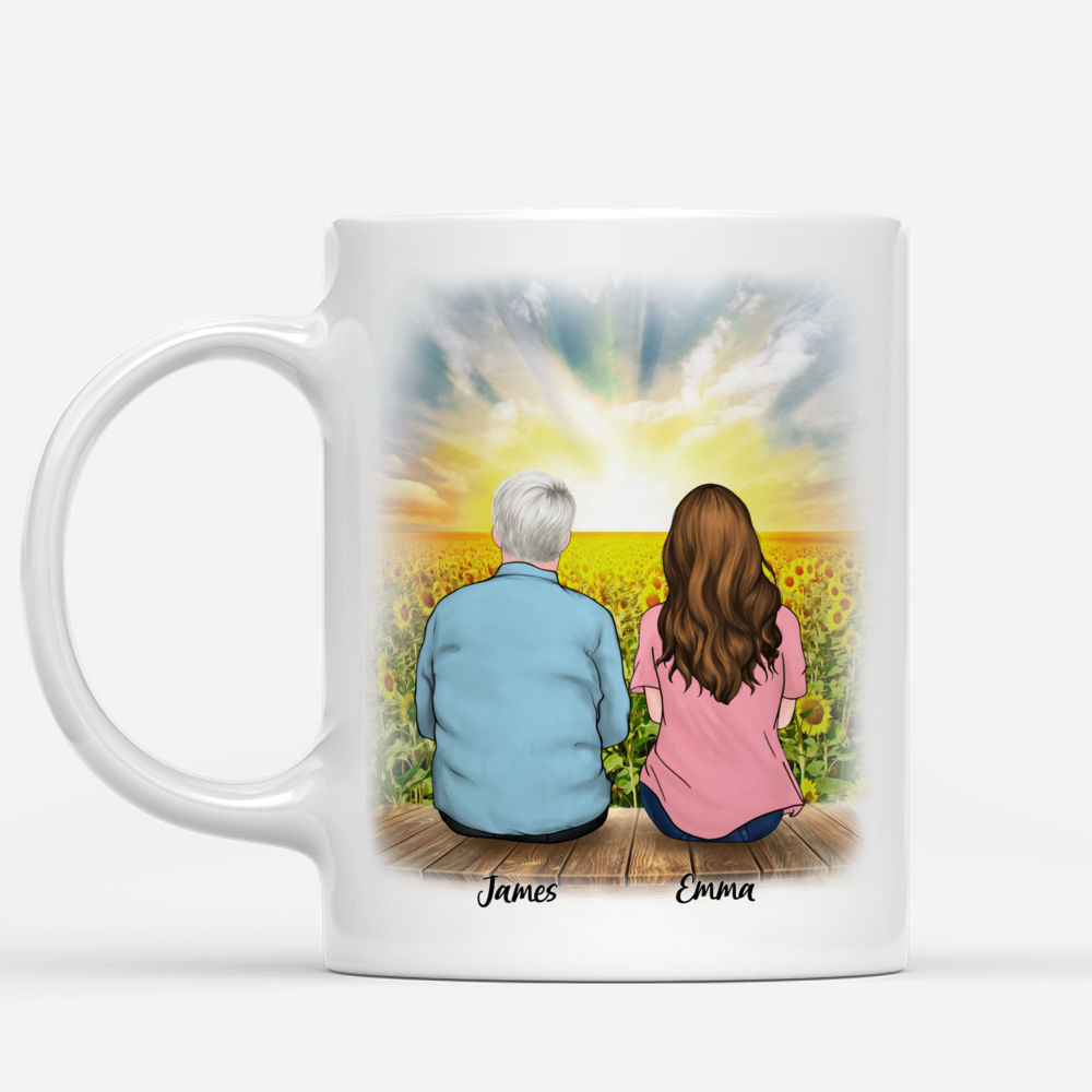 Father & Daughter Custom Mug - To My Father I Know It’s Not Easy_1