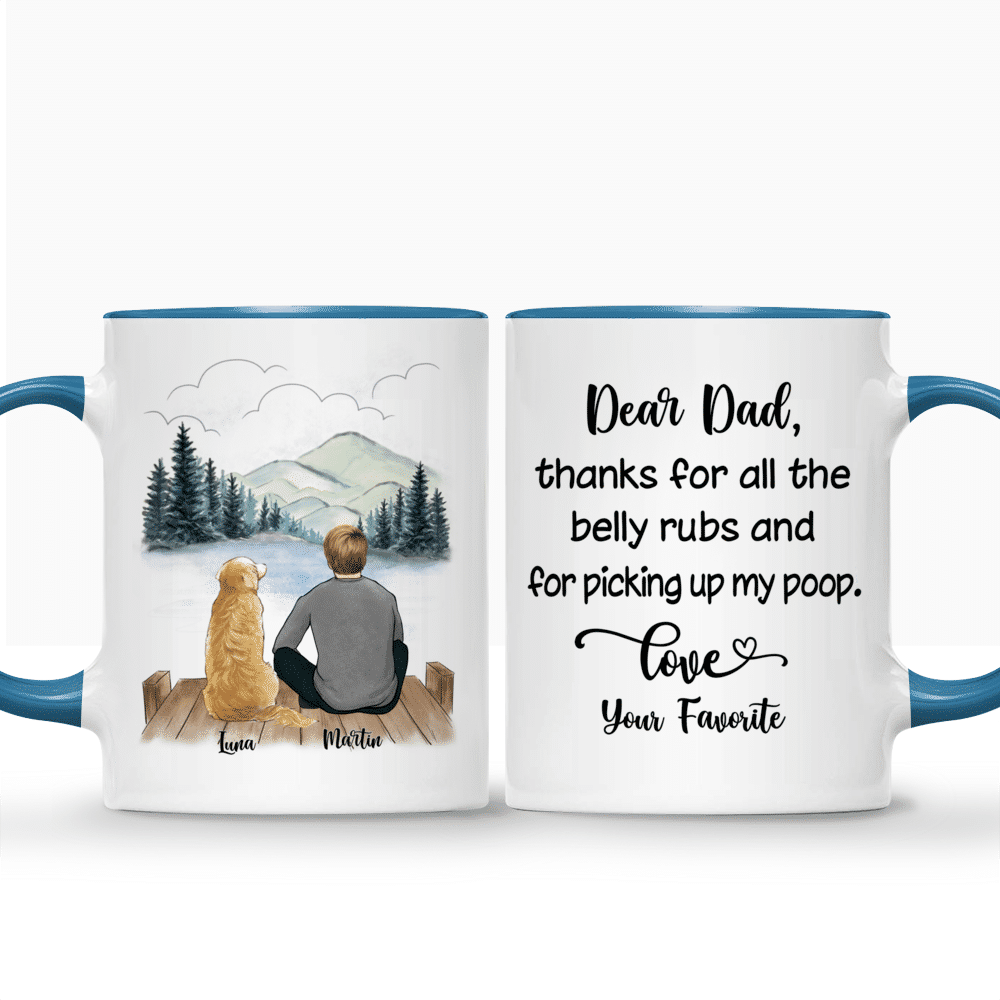 Personalized best friend mug - Wooden Dock