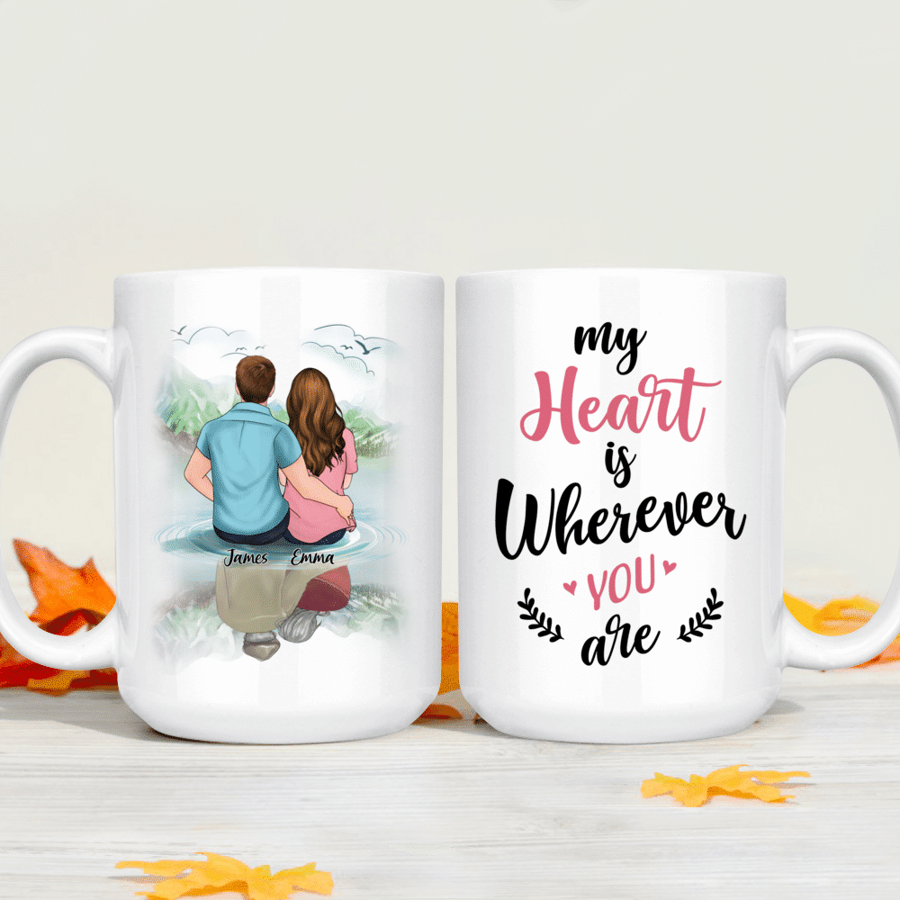 Couple Gift, Coffee Mug: When I Follow My Heart It Leads Me To You –  Rosie's Store