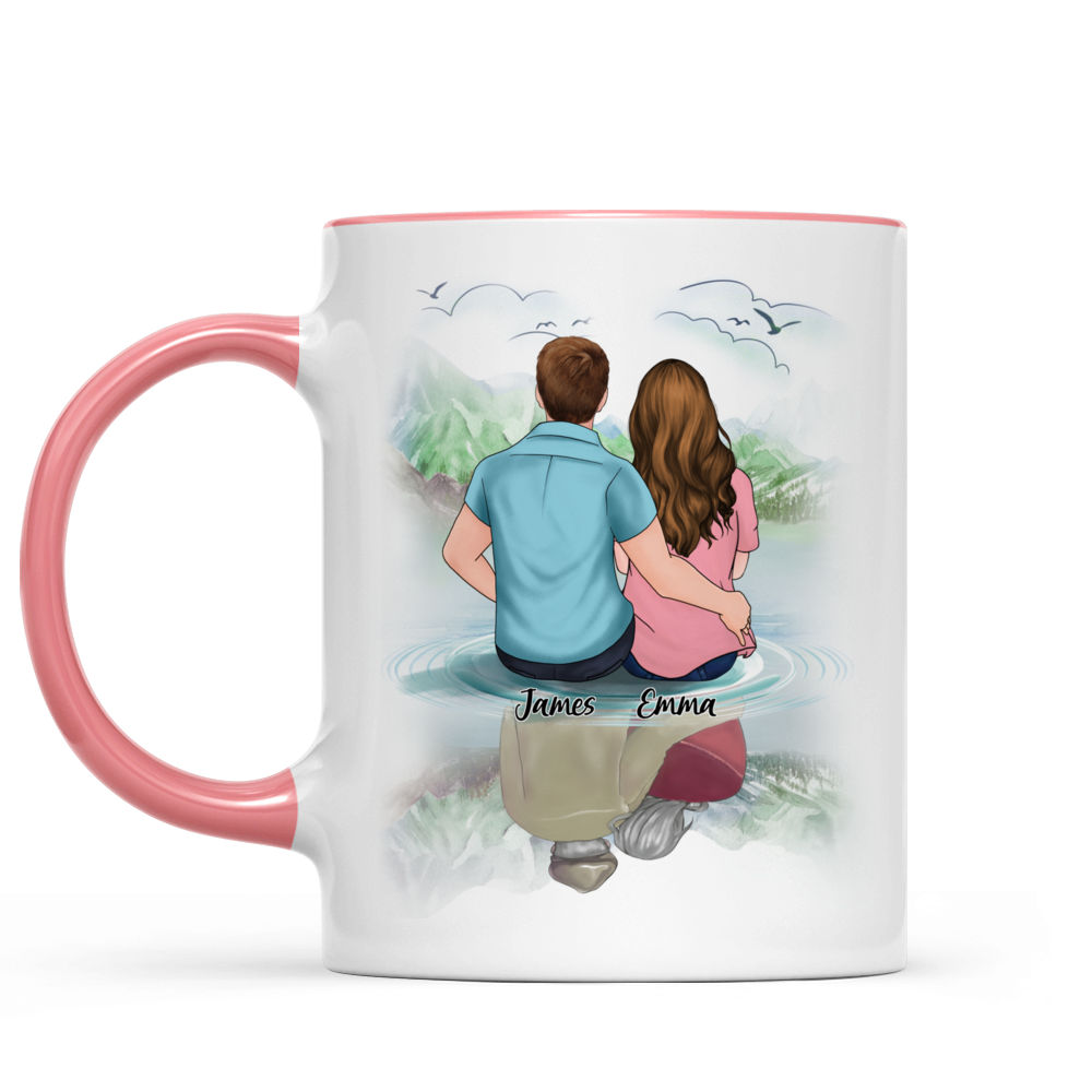 Personalized Couples Coffee Mug Set - Blown Away By Love