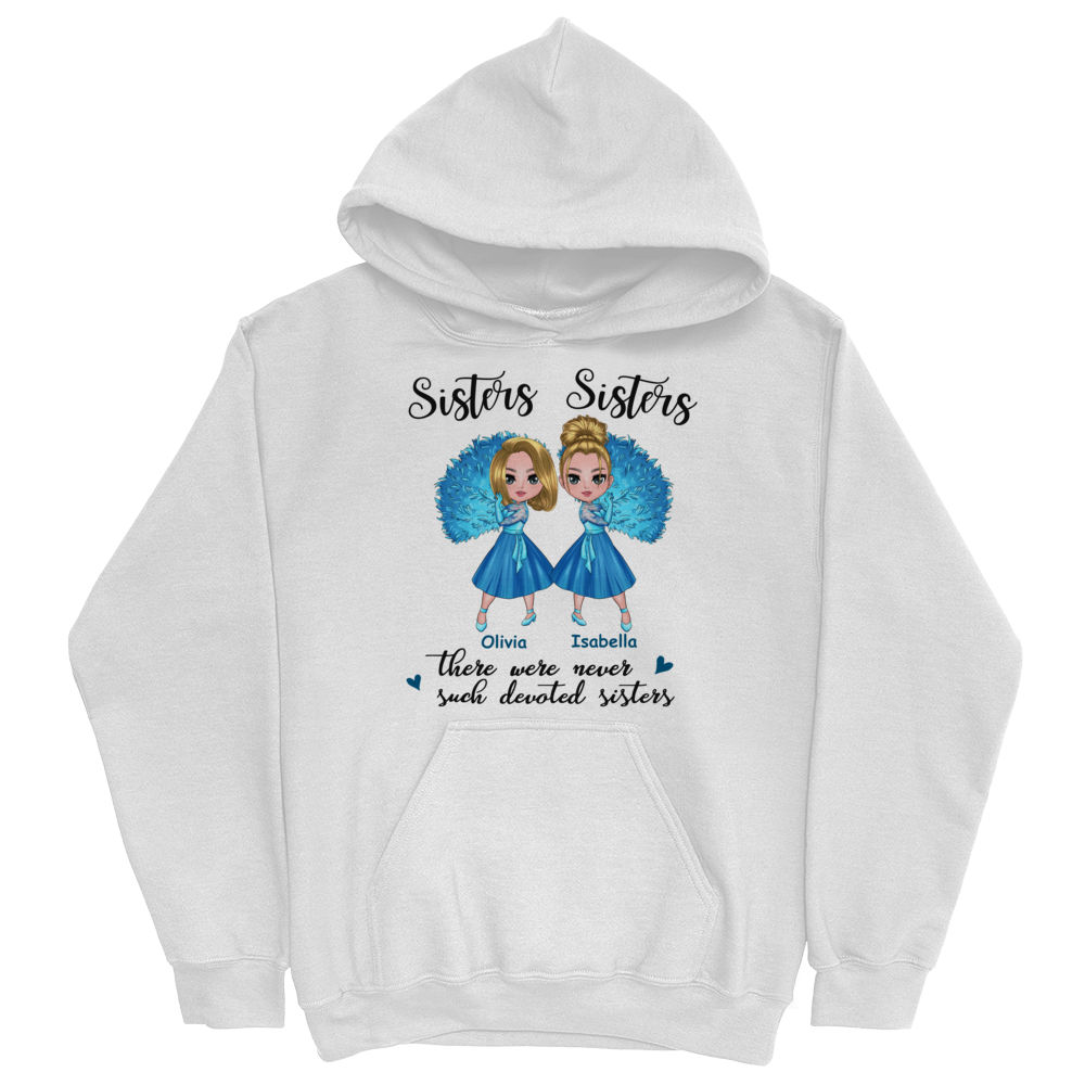 Personalized Shirt - Christmas Hoodie - Sisters and Friends Christmas_2