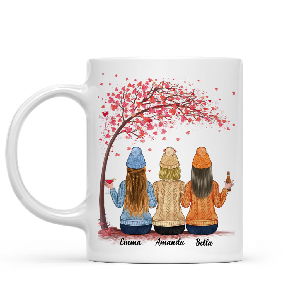 Personalized Mug - Up to 6 Women - Besties forever (T8496)_1