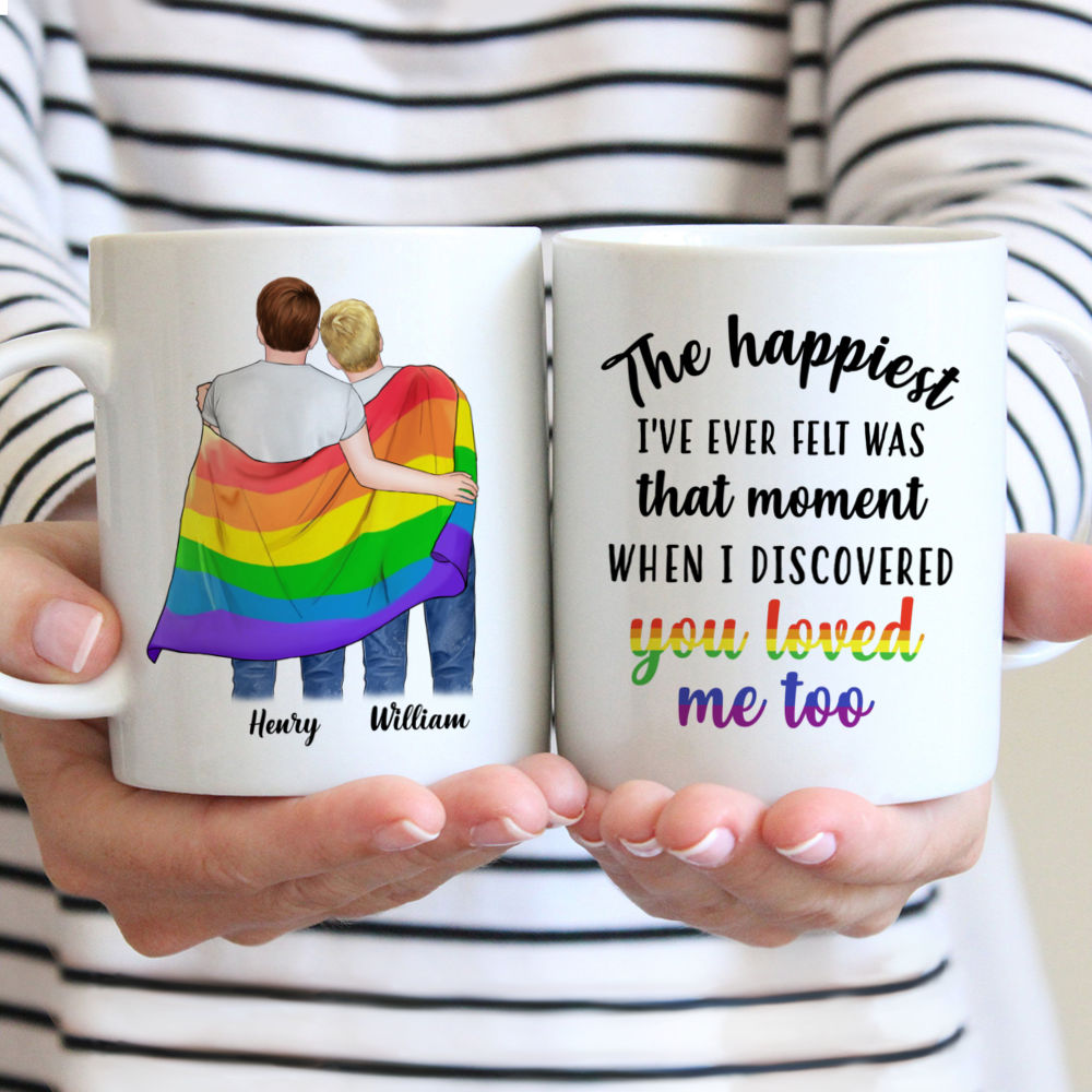 Personalized Mug - The Happiest I've Ever Felt Was That Moment...