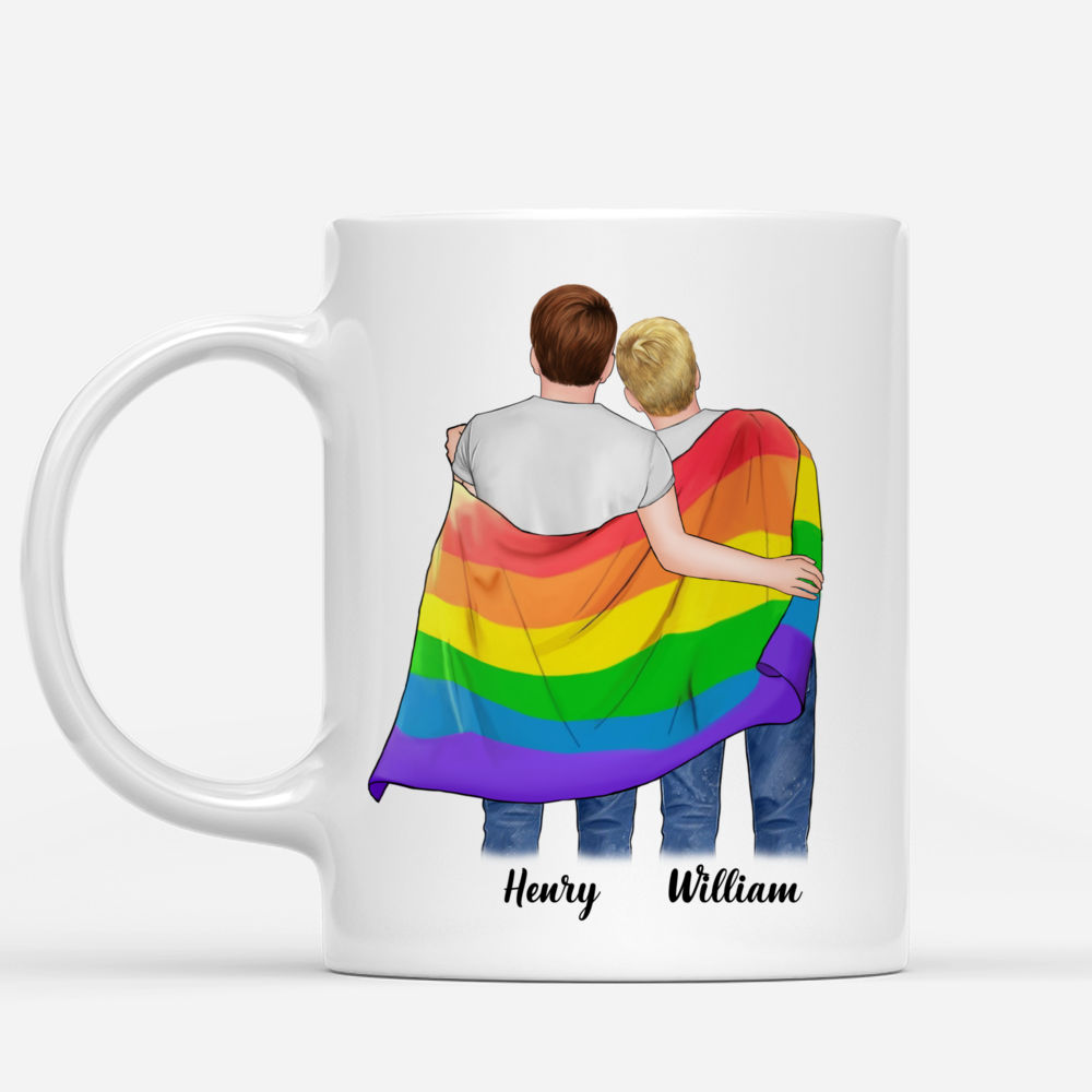 Personalized Mug - You Are My Rainbow (LGBT Couple)_1