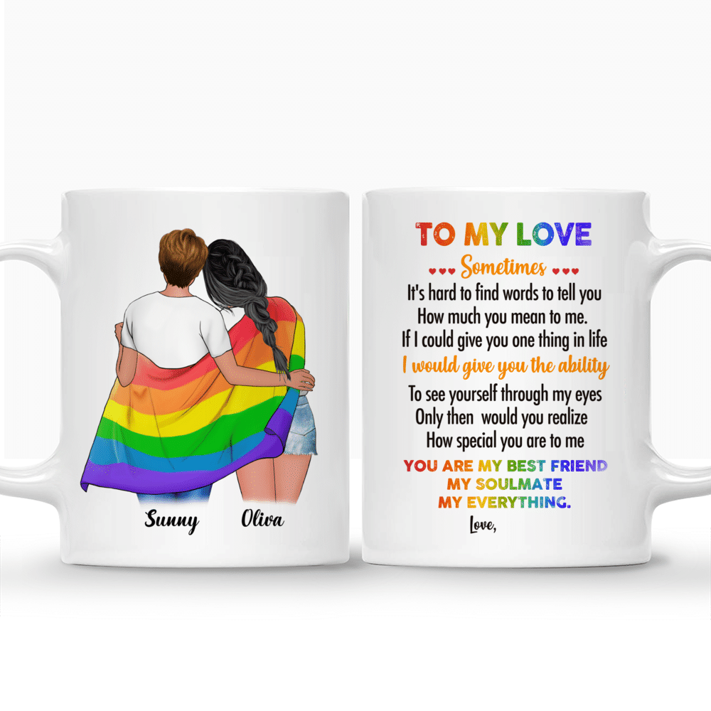 Personalized Pride Mug - Every Time I See You I Fall In Love All Over Again_3