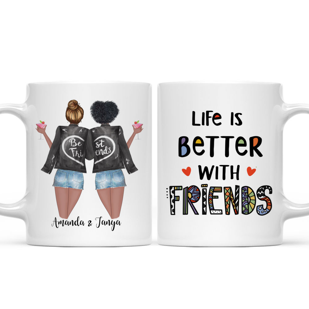 Personalized Mug - Best friends - Xmas - Life is better with Friends (L)_5