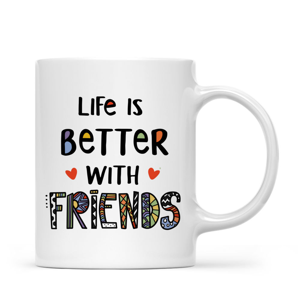 Personalized Mug - Best friends - Xmas - Life is better with Friends (L)_4