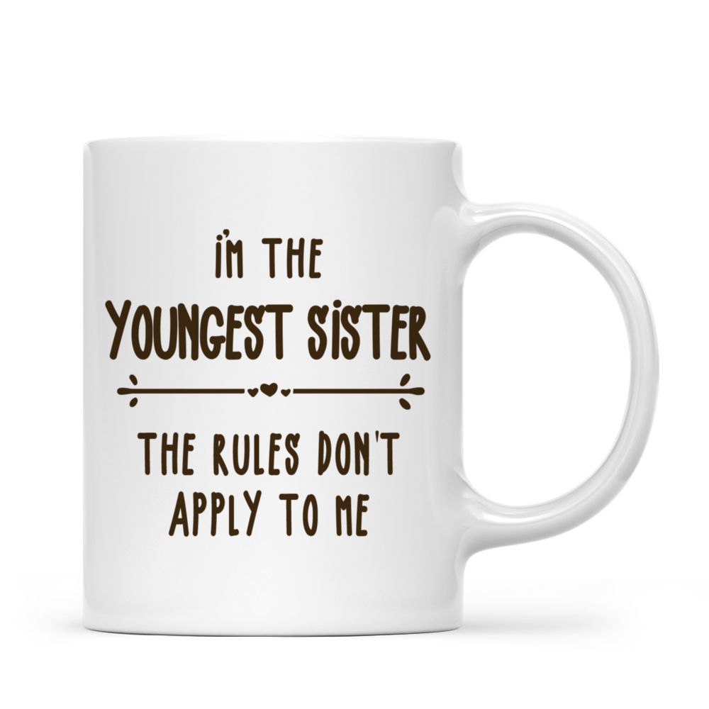 Personalized Mug - Custom Portrait - Sister Rules_5