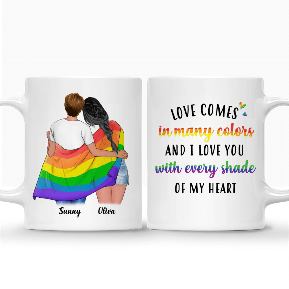 Personalized Mug - I Love You With Every Shade of My Heart_3