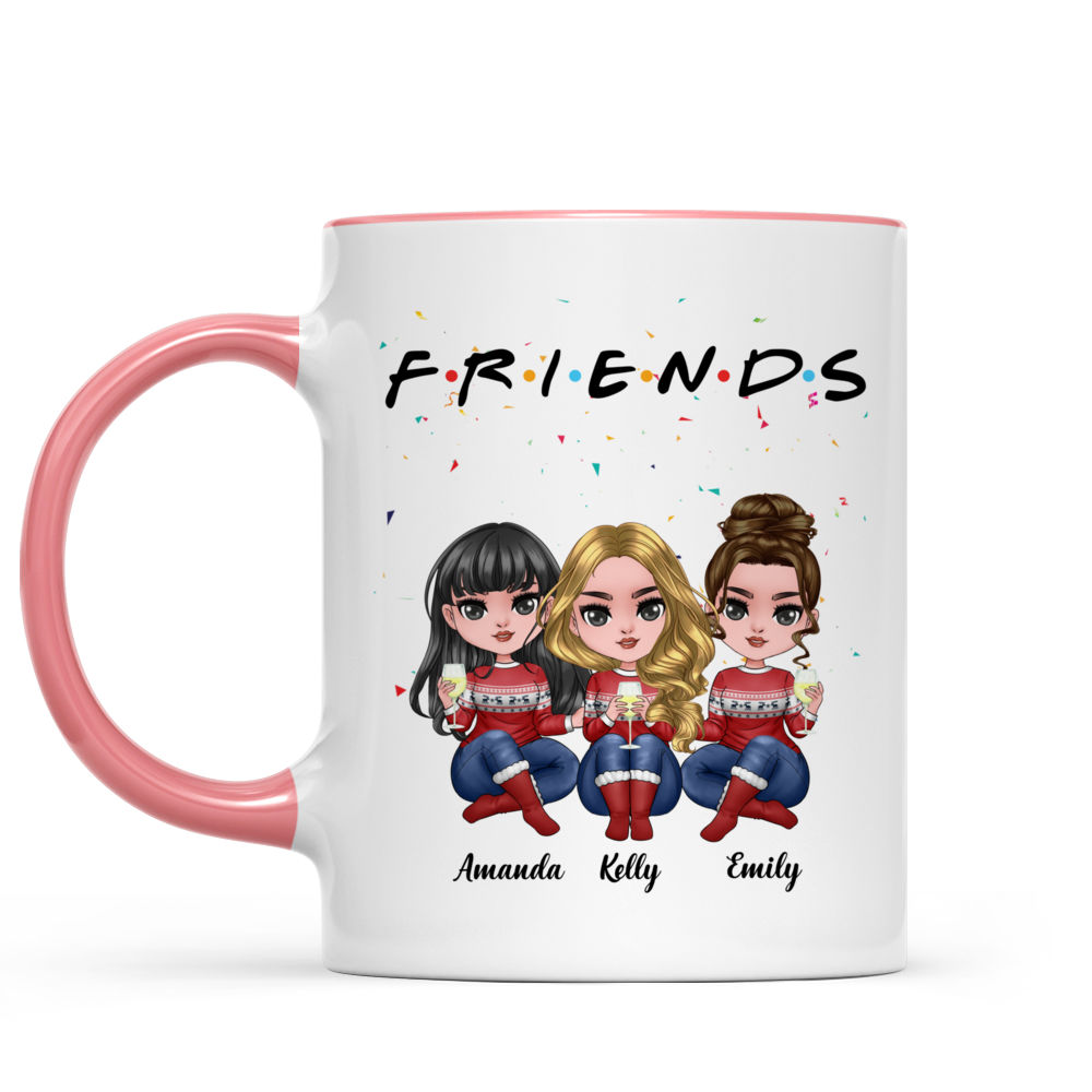 Friends mug, Chibi friends mug, Friends serie tv show, 15 oz mug, Perfect  gift, Gift for him, Gift for her