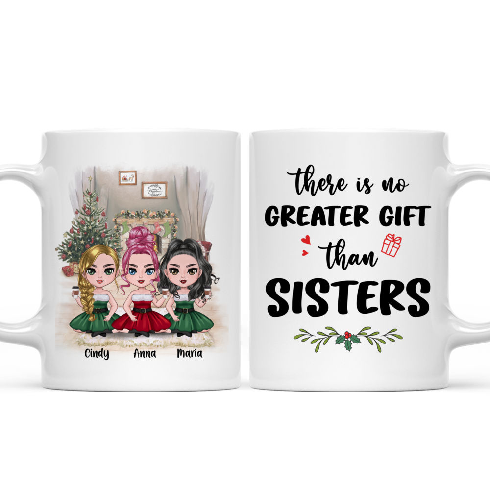 Personalized Mug - Up to 5 Sisters - There Is No Greater Gift Than Sisters (8936)_4