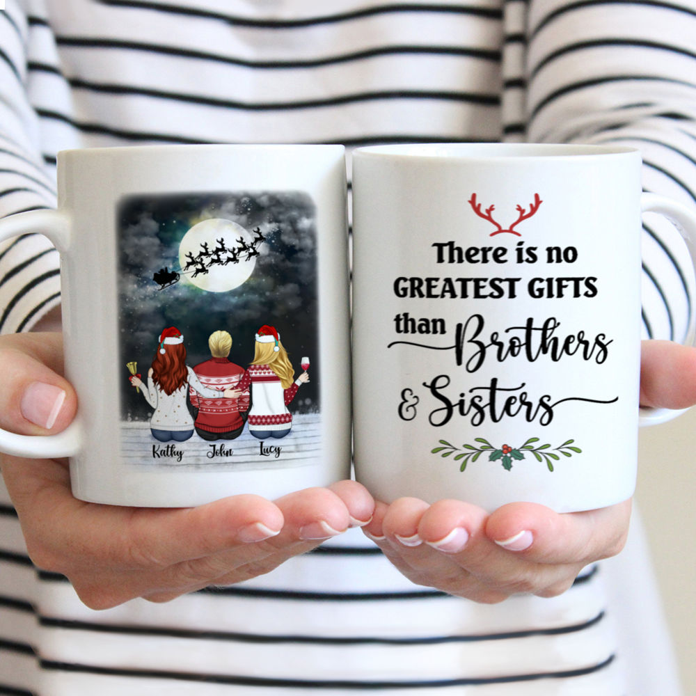 Personalized family Christmas gifts for the whole family - Coffee Mug - UP  TO 5 PEOPLE - 2426