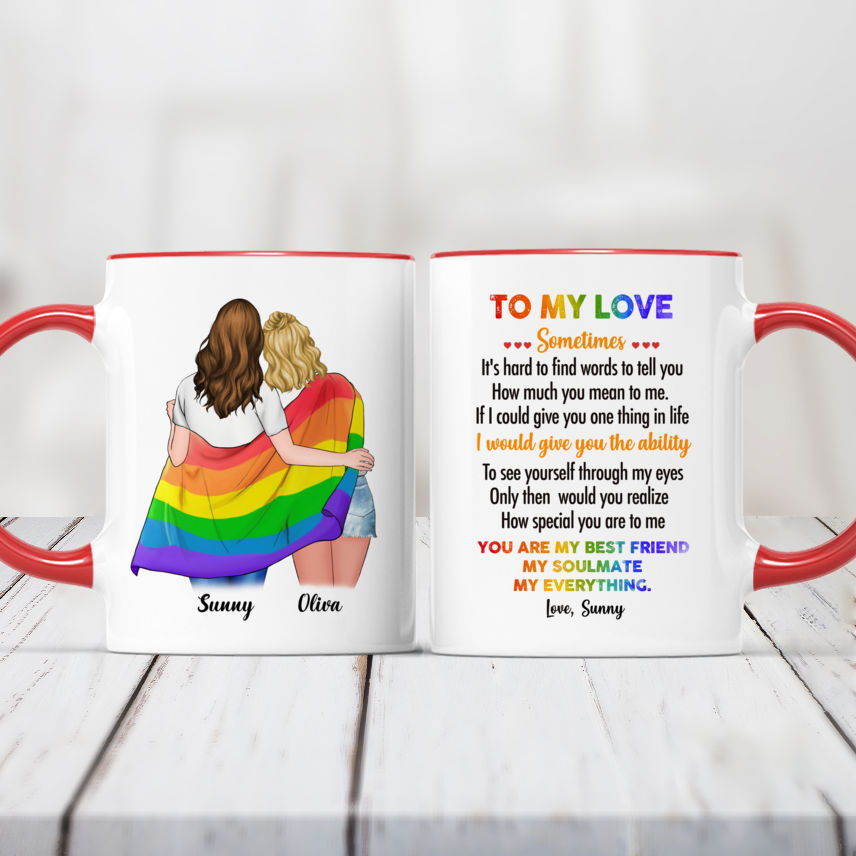 Personalized Romantic Coffee Mug - How Much You Mean to Me