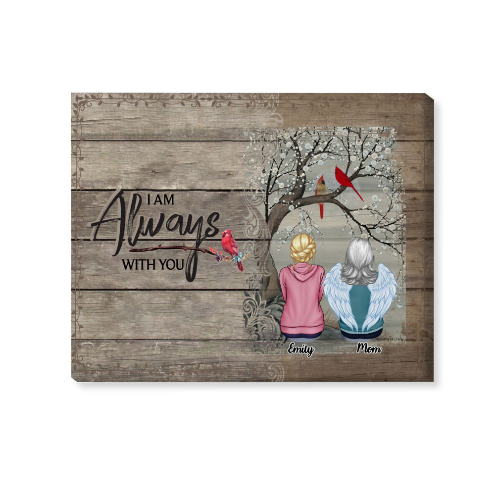 Memorial Canvas - I am always with you - We are always with you (Cardinal Bird - BGF)