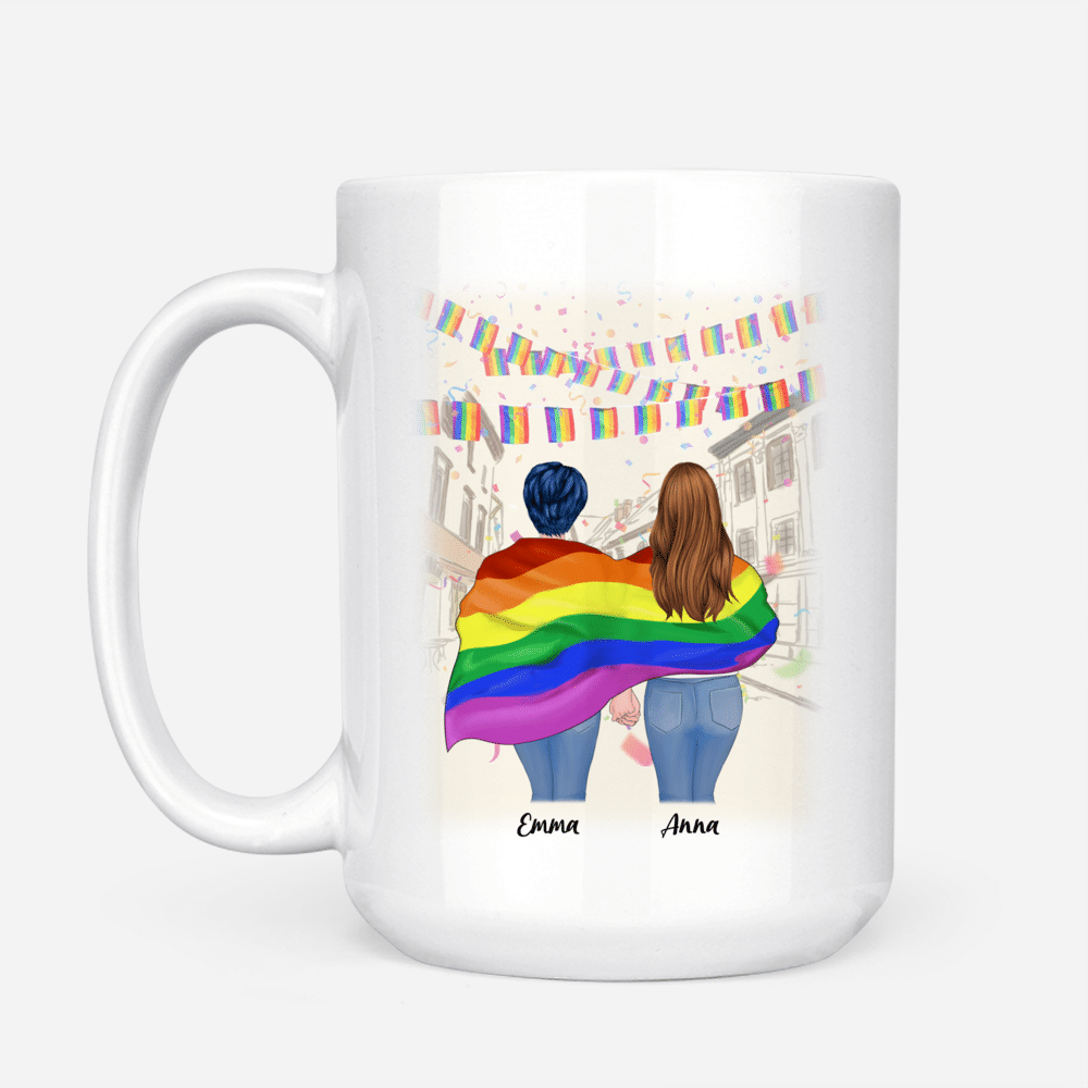 Personalized Mug - You're My Person - You'll Always Be My Person (2 Hearts)_1