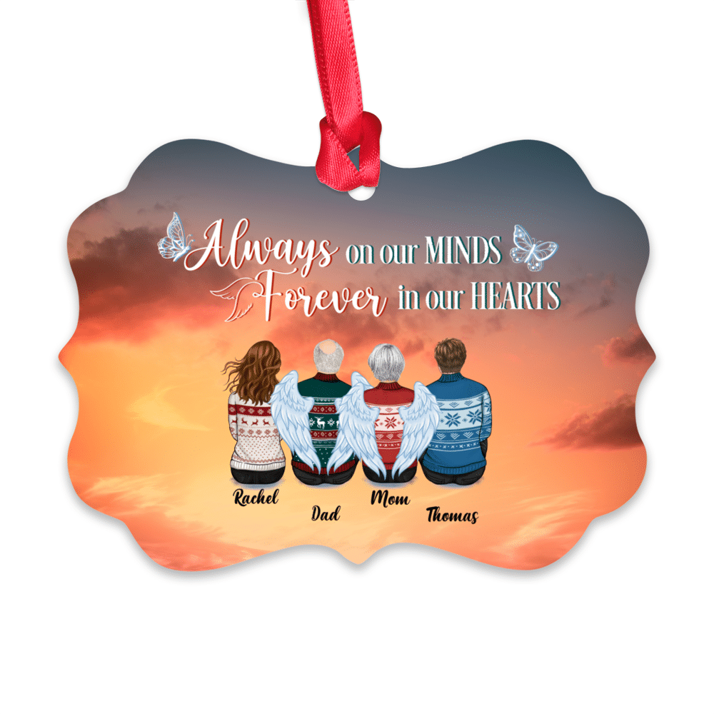 Personalized Ornament - Up to 9p - Always In Our Mind Forever In Our Heart (TDB)_1