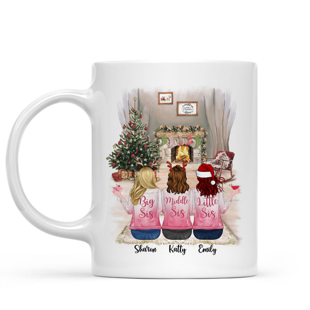 Personalized Mug - Up to 6 Sisters - Life is better with Sisters (Ver 2)  (9092)