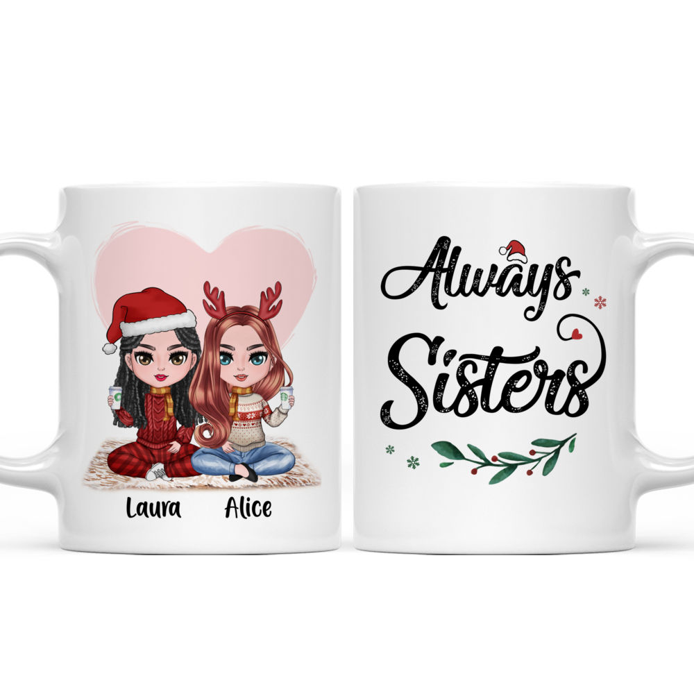 Personalized Mug - Up to 5 Sisters - Always Sisters (9014)_4