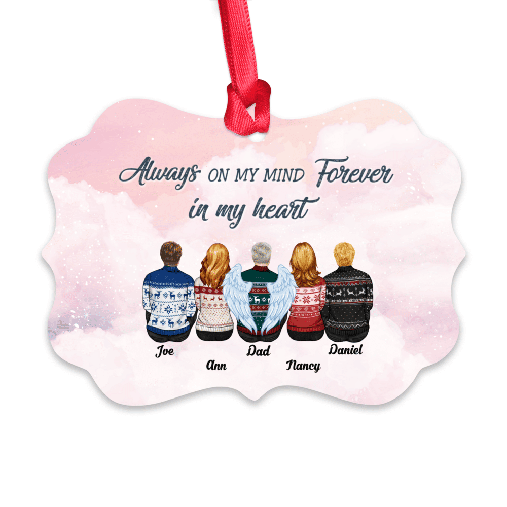 J Always on My Mind, Forever in My Heart - Personalized Keychain - 1 Item - PawfectHouses.com