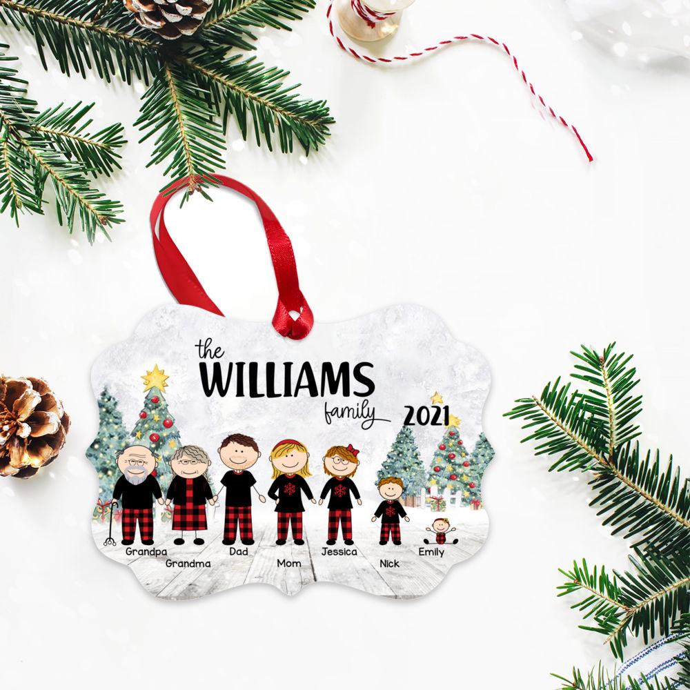 Family Ornament - The [Custom Name] Family - 2024 - Personalized Ornament_2