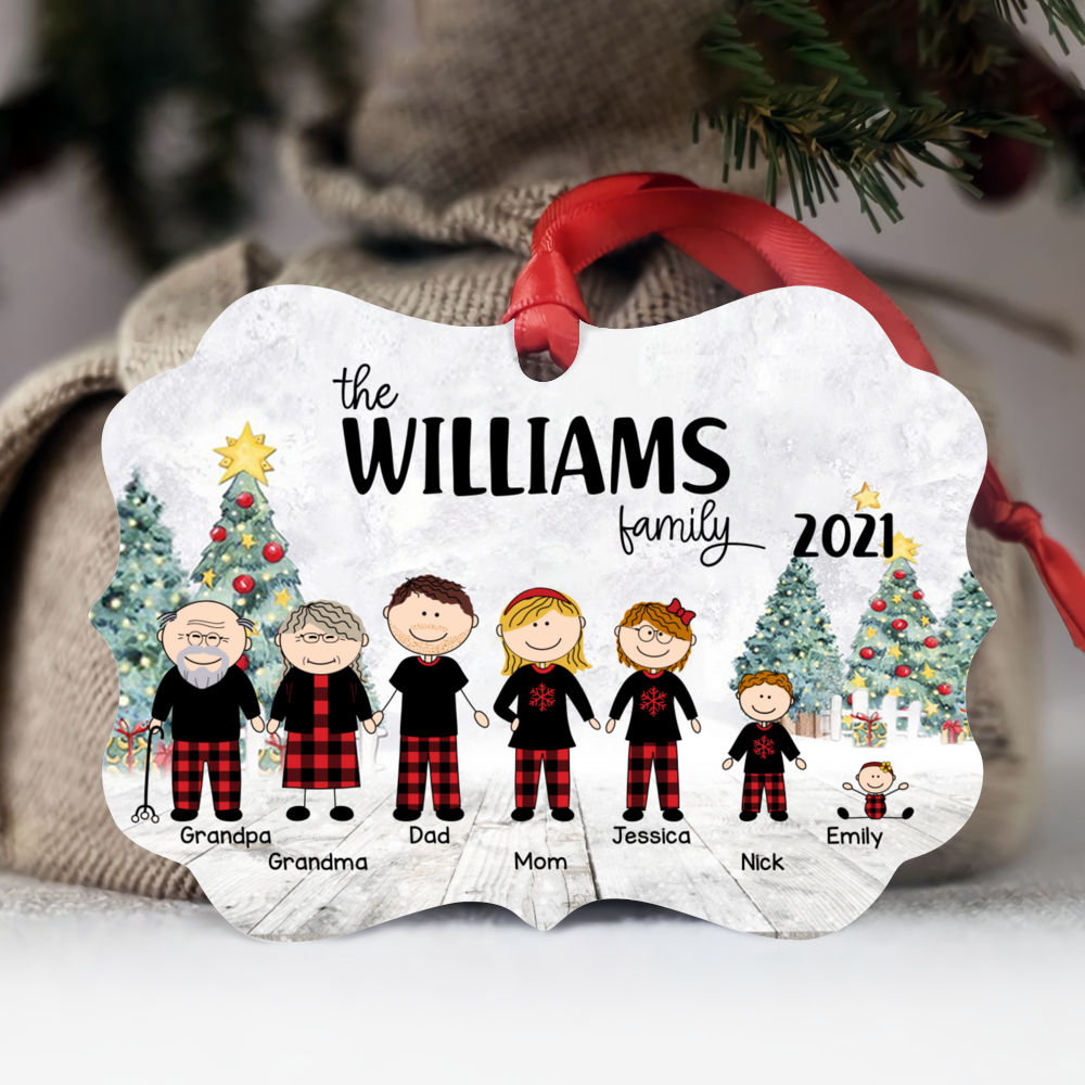 Family Ornament - The [Custom Name] Family - 2024 - Personalized Ornament
