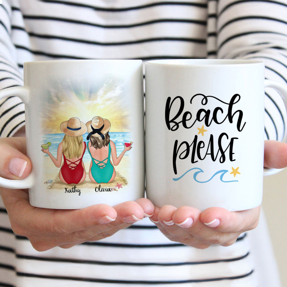 Beach Girls - Beach Please - Personalized Mug