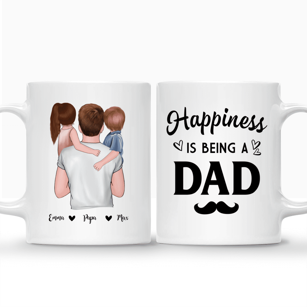 Gossby Personalized DADASAURUS Mug (2 Kids) - Funny Dad Gift from Daughter,  Son with Dinosaur Avatar…See more Gossby Personalized DADASAURUS Mug (2