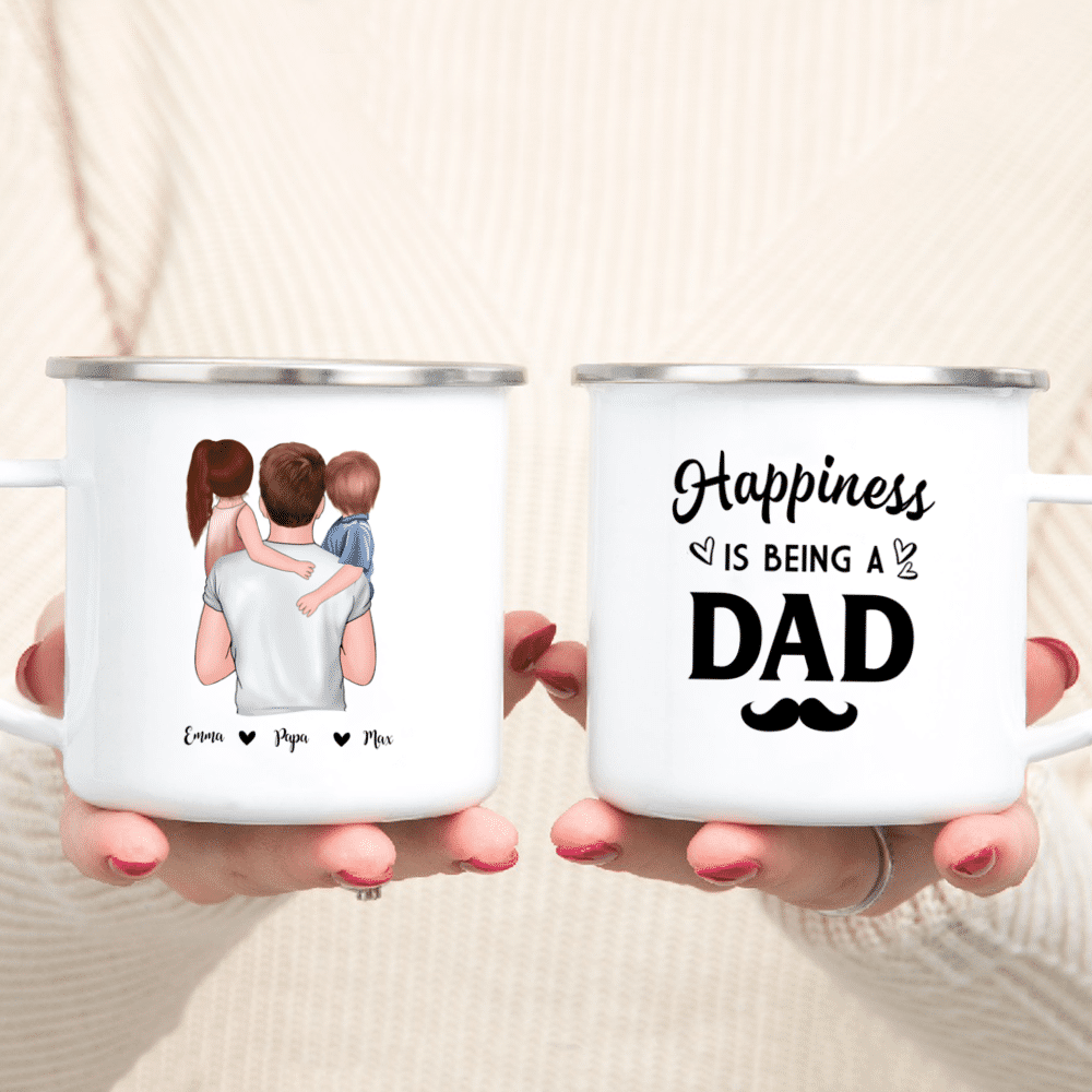 Gossby Personalized DADASAURUS Mug (2 Kids) - Funny Dad Gift from Daughter,  Son with Dinosaur Avatar…See more Gossby Personalized DADASAURUS Mug (2