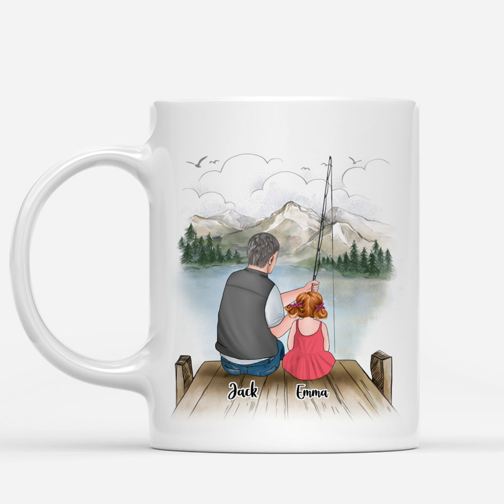 Gossby | Father & Daughter Personalized Mugs - Best Fishing Buddies For Life_1