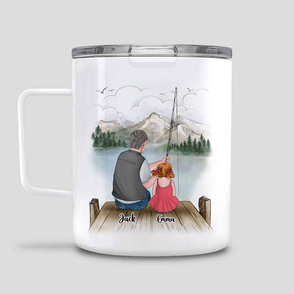 My Greatest Blessings Call Me Personalized 14 oz. Commuter Travel Mug For  Him