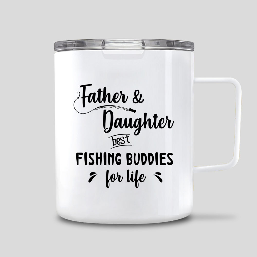 Gossby | Father & Daughter Personalized Mugs - Best Fishing Buddies For Life_2