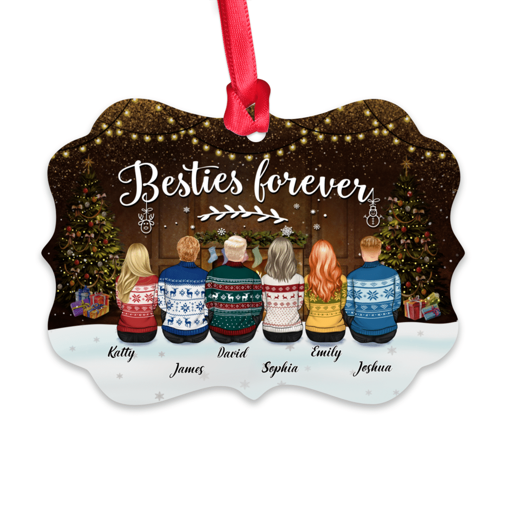 Besties Ornament - Besties forever - Personalized Ornament_1