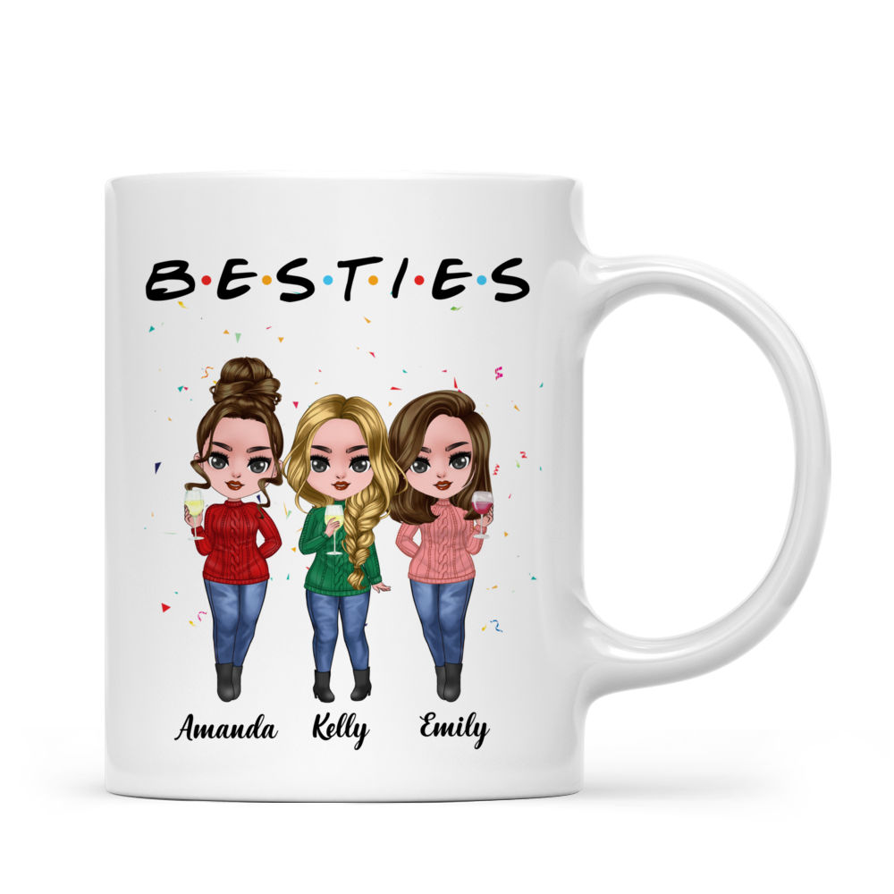 Personalized Mug - Up To 5 Dolls - BESTIES (D1)_2