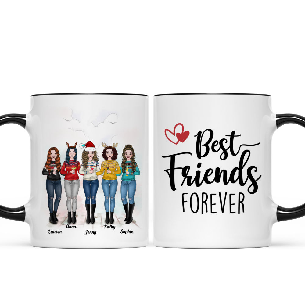 Personalized Mug - Up to 7 Women - Friends Nutrition Facts (7314)