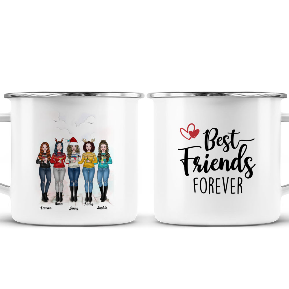 Personalized Mug - Up to 7 Women - Friends Nutrition Facts (7314)