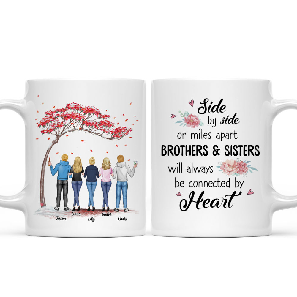 Personalized Bro & Sis Mug - Brother and Sister, Together as Friends