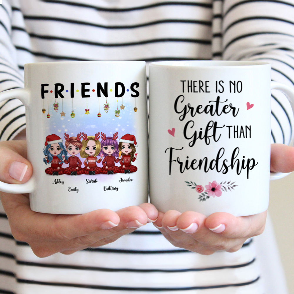 There No Greater Gift Than Friendship - Personalized Mason Jar Cup With  Straw