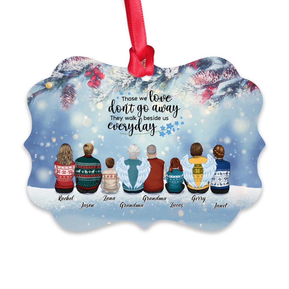 Personalized Ornament, Those We Love Don't Go Away They Walk