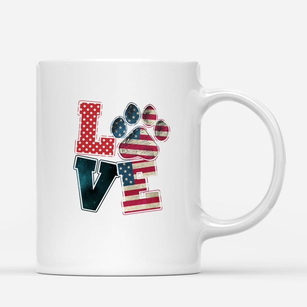 Personalized Mug - Couple Mug - 4th of July-  LOVE - Couple Gifts, Gifts For Her, Him_2