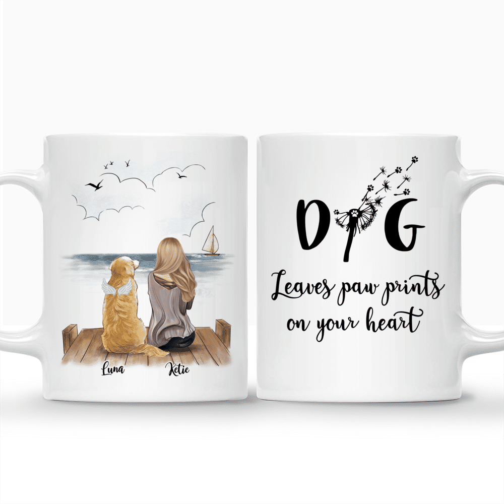 Living My Best Dog Mama Life Dog Coffee Mug, HN590 — GeckoCustom