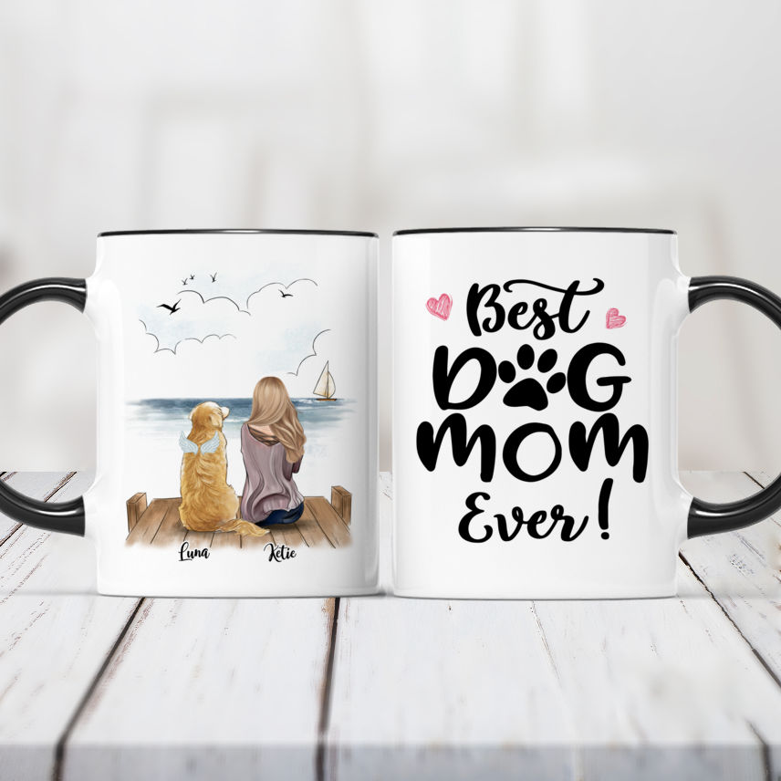 Dog Mom Mug - Personalized Dog Mom Mug - LoveOnPrints