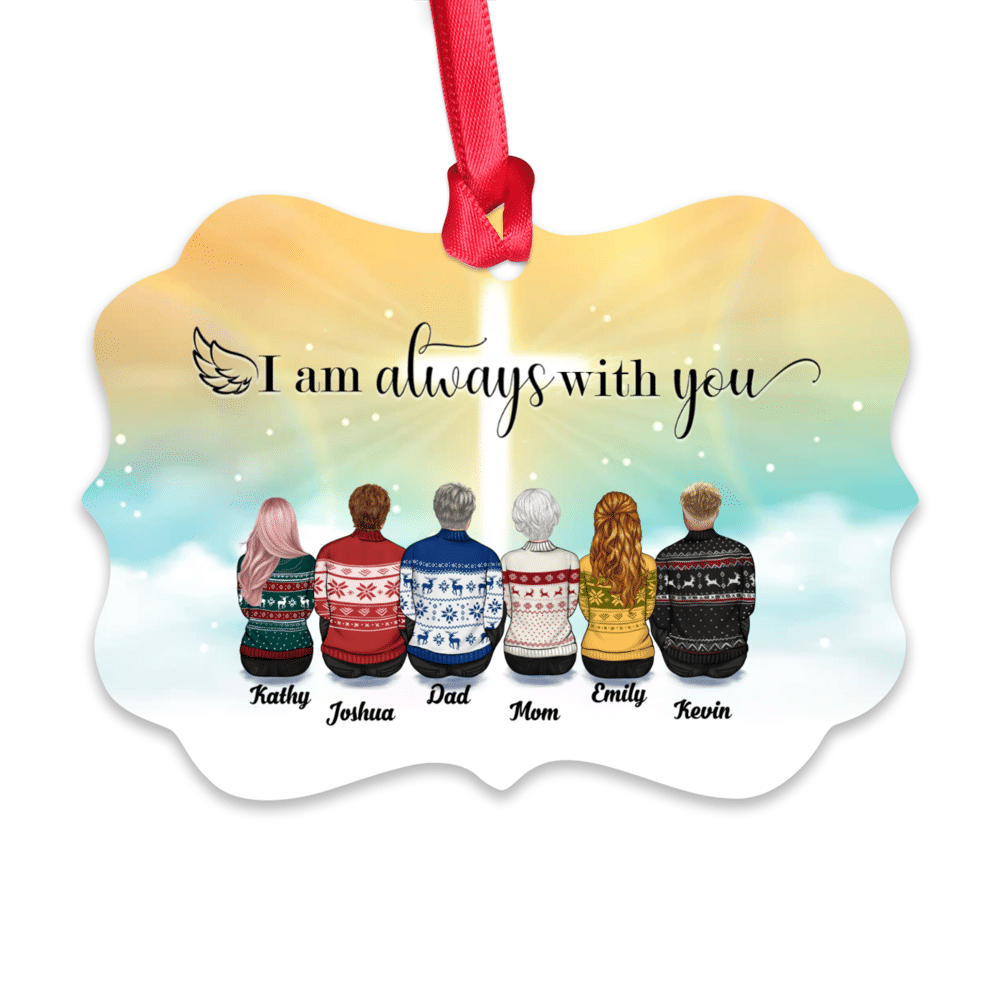 Personalized Ornament - Xmas Ornament- Up to 10 people - I am always with you_1