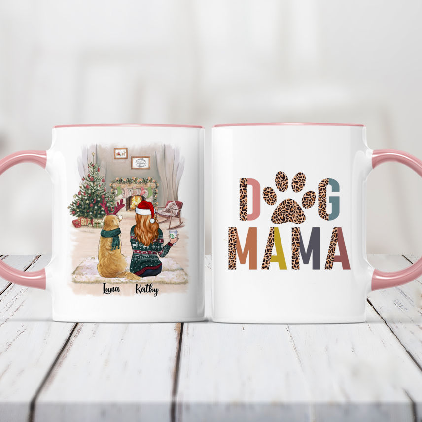 Girl Mama Mug-Girl Mama Coffee Cup-Cute Girl Mom Mug
