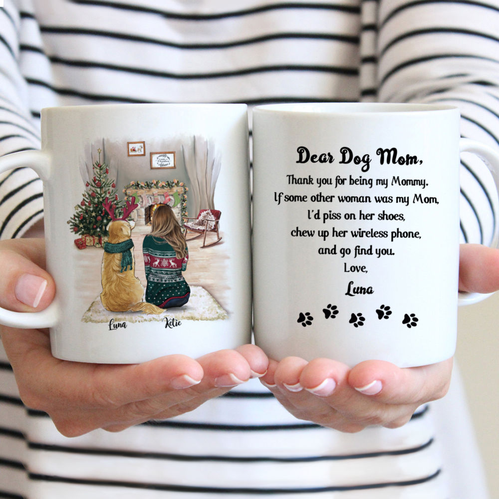 Personalized Mug - Dear Dog Mom, Thank You For Being My Mommy Mug