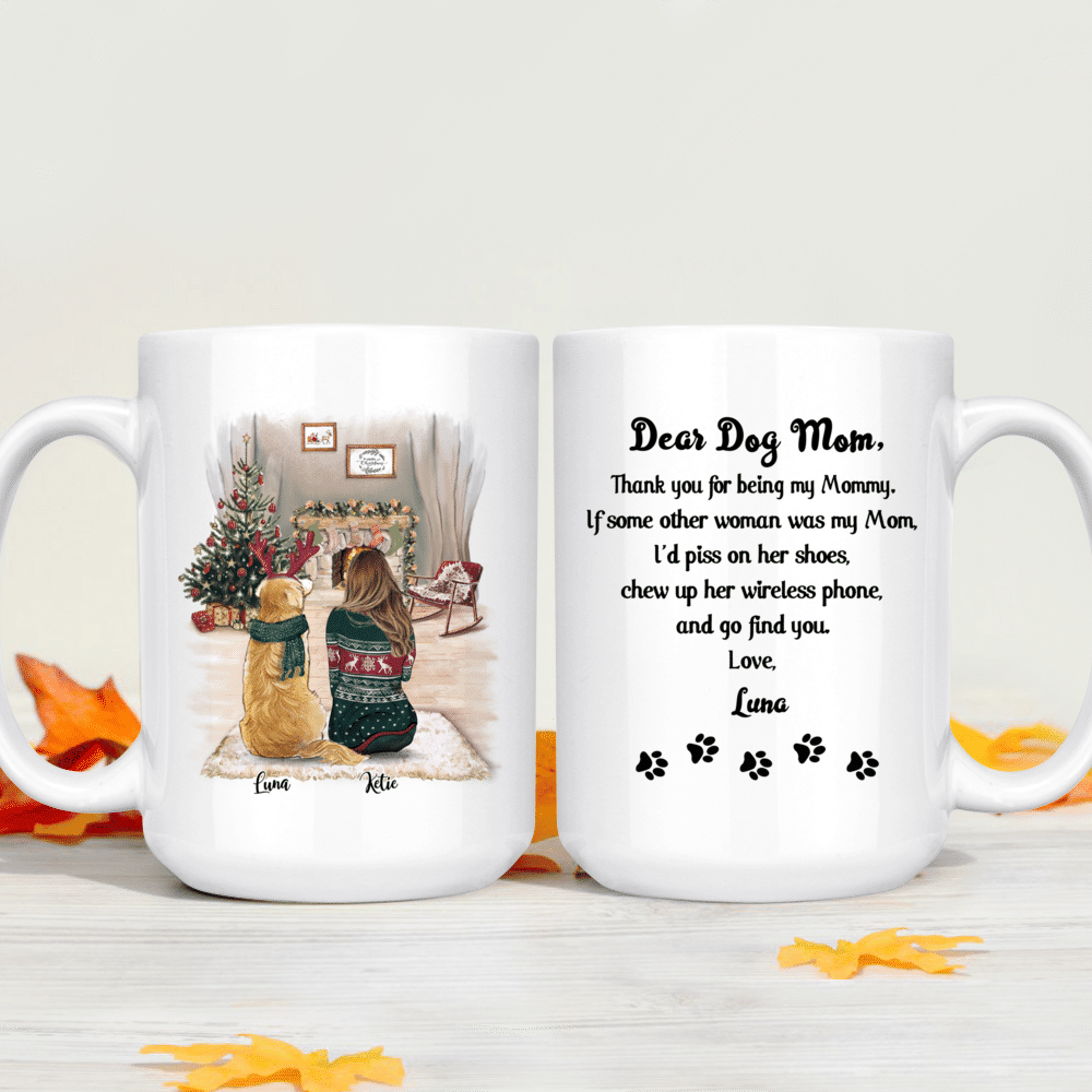  My Favorite People Call Me Mommy Accent Mug - Personalized Mug ( Front & Back) - Text Rae Dunn Style - Mommy Mug - Birthday - Merry  Christmas - Mother's Day 