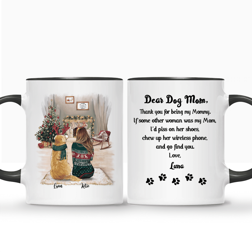 Dear Dog Mom Thank You For Being My Mom - Personalized Acrylic Plaque –  Macorner