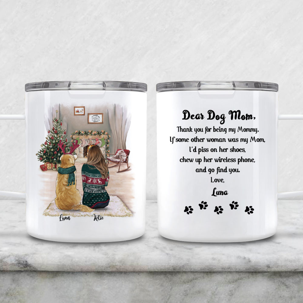 Dear Dog Mom Thank You For Being My Mom - Personalized Acrylic Plaque –  Macorner