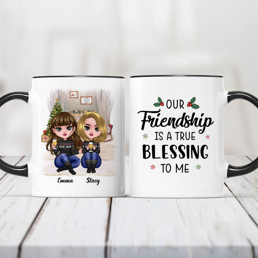 Coffee Mugs Good Morning Beautiful Bestie Matching Gifts for Besties Girls,  Best Friends, Bff Women or Men Coffee Lovers 11oz 15oz White Mug Christmas  Gift 