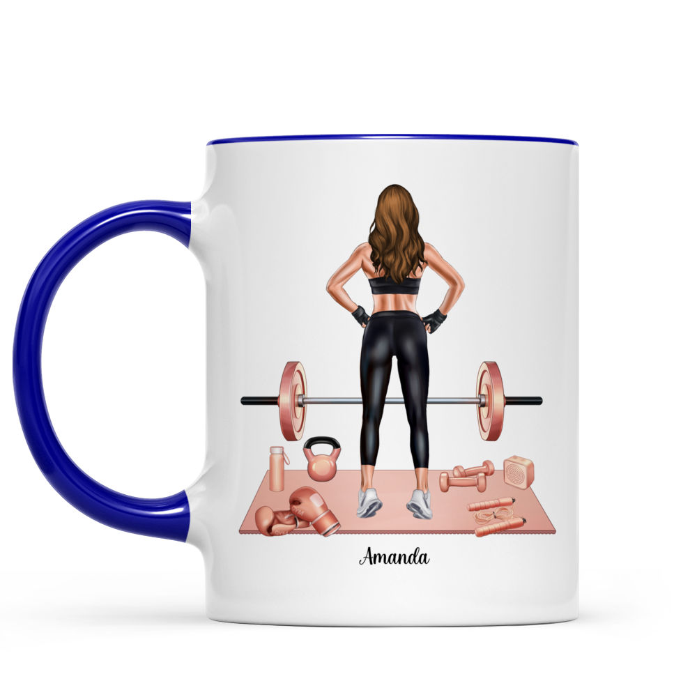 Stronger Than Yesterday - Fitness Coffee Mug - Gym Lover Gift - Workou –  Running Frog Studio