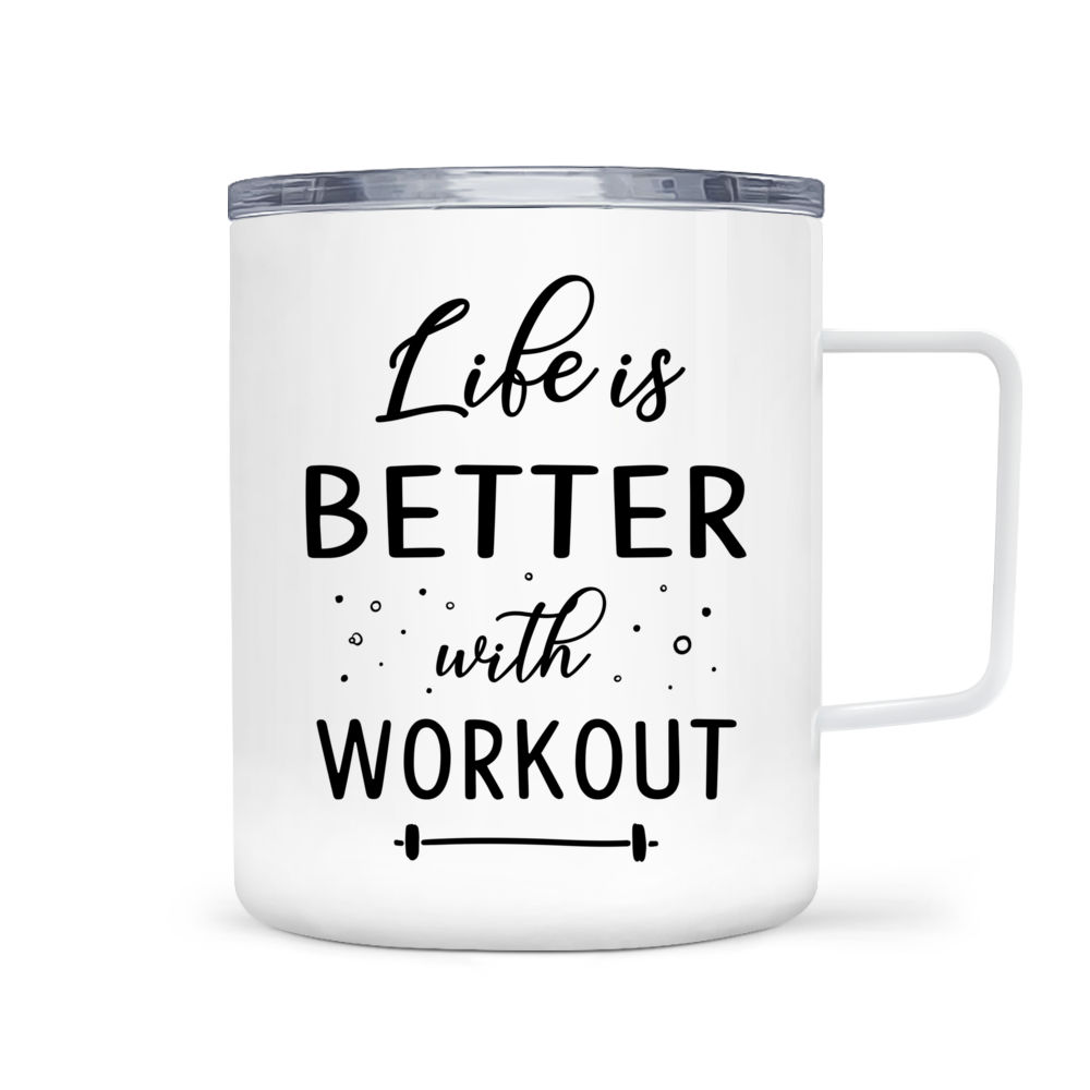 Workout Fitness Gifts Mug for Women, 20oz Stainless Steel Coffee Cup with  Lid, Train Like A Beast Lo…See more Workout Fitness Gifts Mug for Women